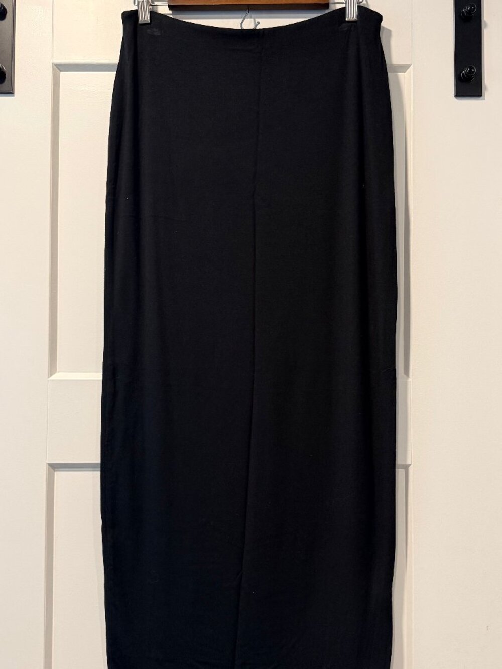 Premise Studio Black Knit Maxi Skirt